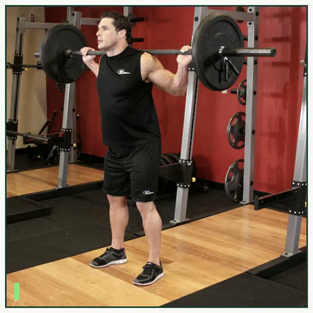 Barbell Full Squat demonstration