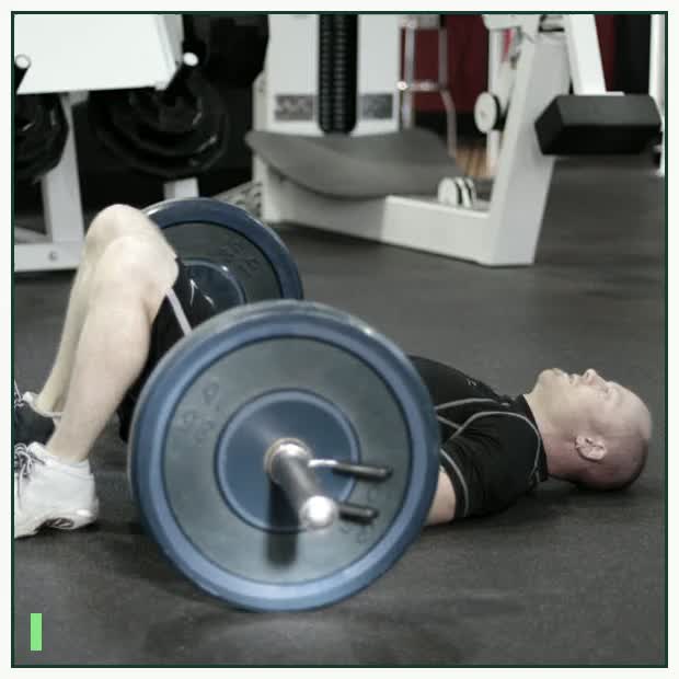 Barbell Glute Bridge demonstration