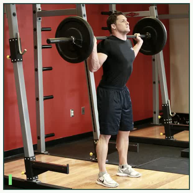 Barbell Squat demonstration