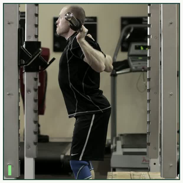Box Squat demonstration
