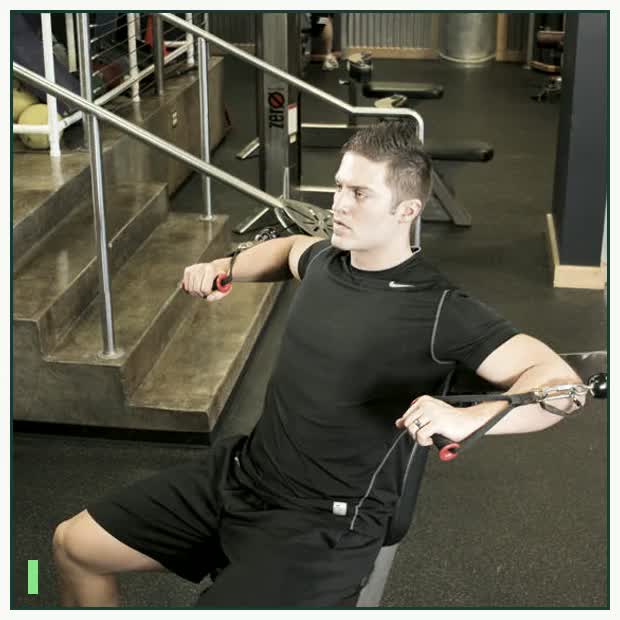Cable Chest Press demonstration