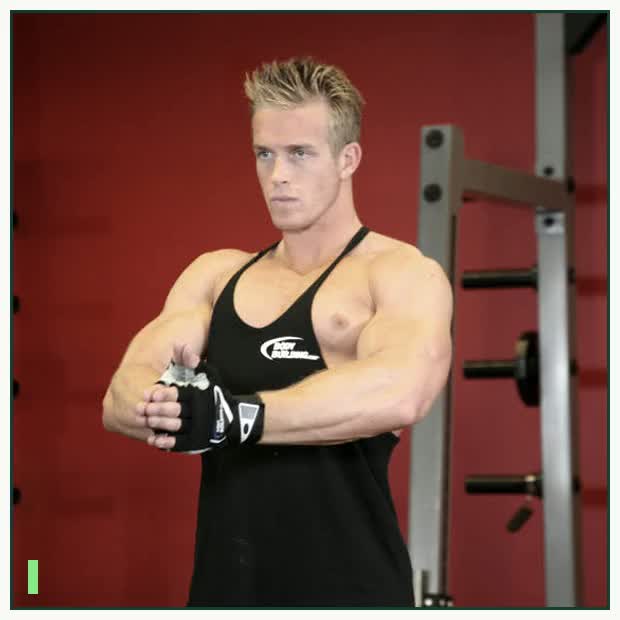 Isometric Chest Squeezes demonstration
