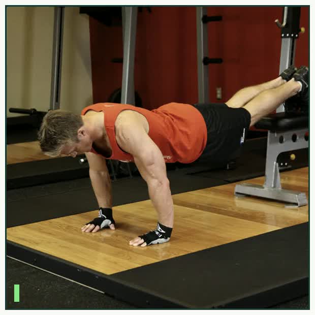 Push-Ups With Feet Elevated demonstration