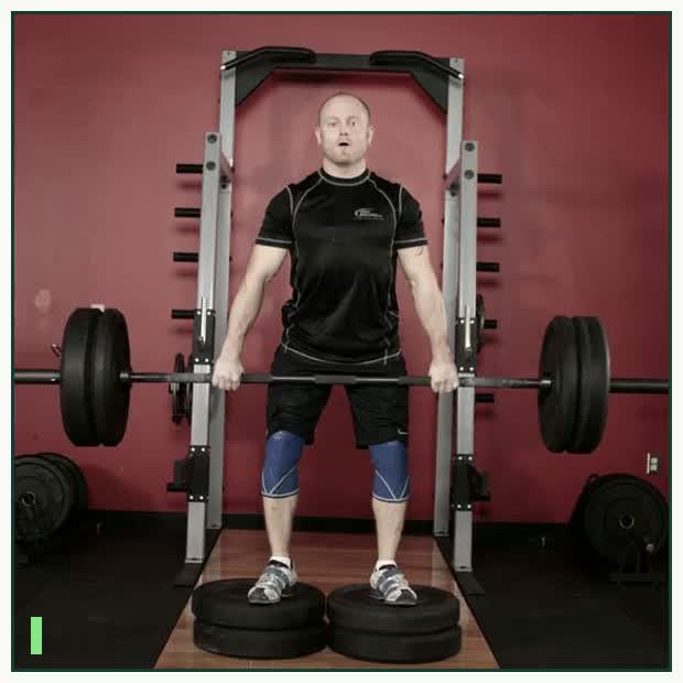 Romanian Deadlift from Deficit demonstration