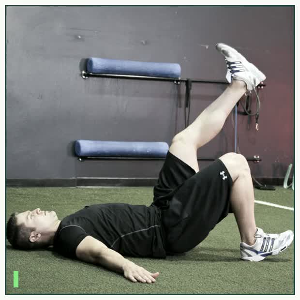 Single Leg Glute Bridge demonstration