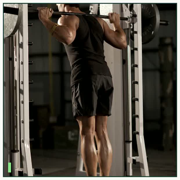 Smith Machine Calf Raise demonstration