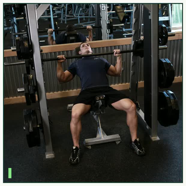 Smith Machine Incline Bench Press demonstration