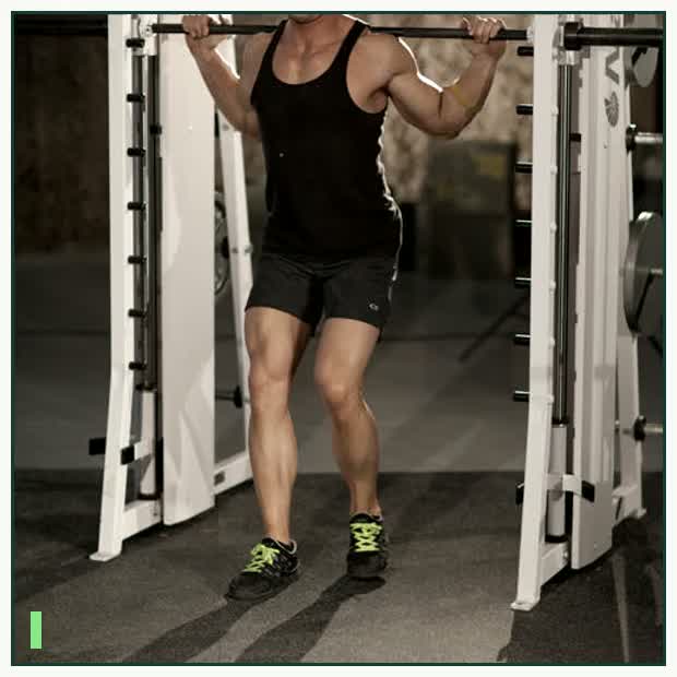 Smith Machine Pistol Squat demonstration