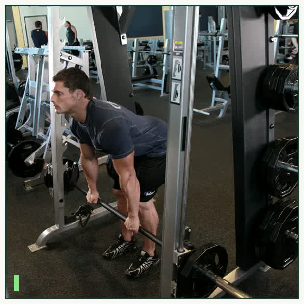 Smith Machine Stiff-Legged Deadlift demonstration