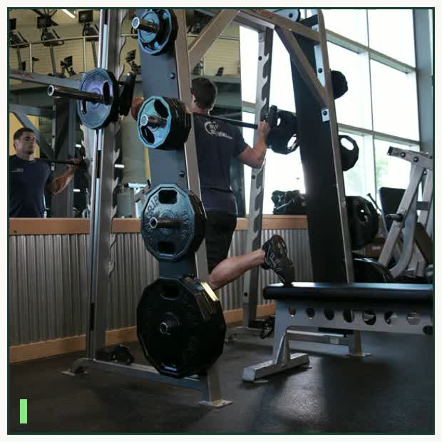Smith Single-Leg Split Squat demonstration