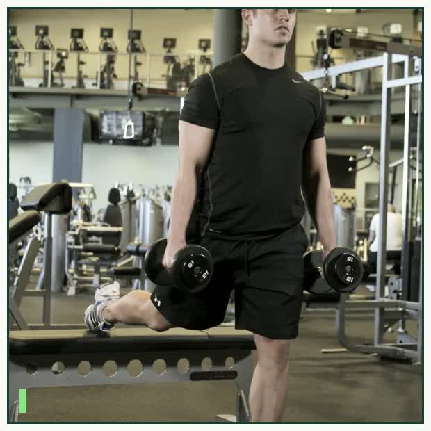 Split Squat with Dumbbells demonstration