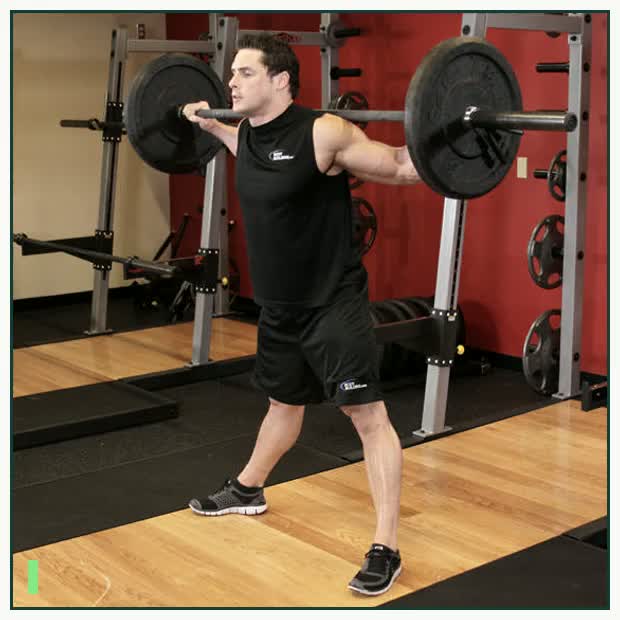 Wide Stance Barbell Squat demonstration